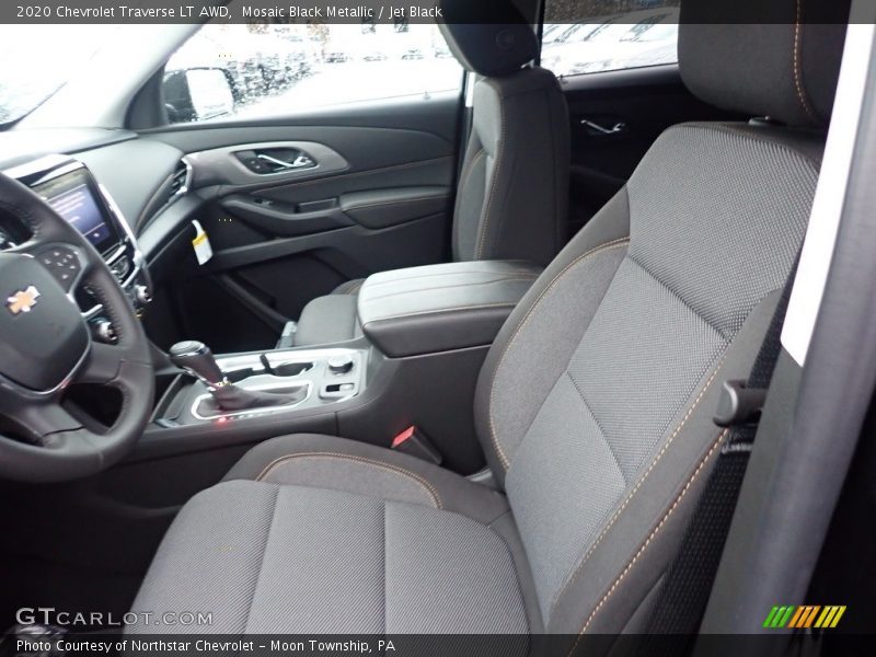 Mosaic Black Metallic / Jet Black 2020 Chevrolet Traverse LT AWD