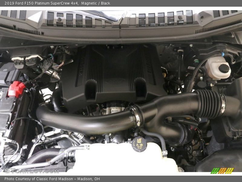 Magnetic / Black 2019 Ford F150 Platinum SuperCrew 4x4