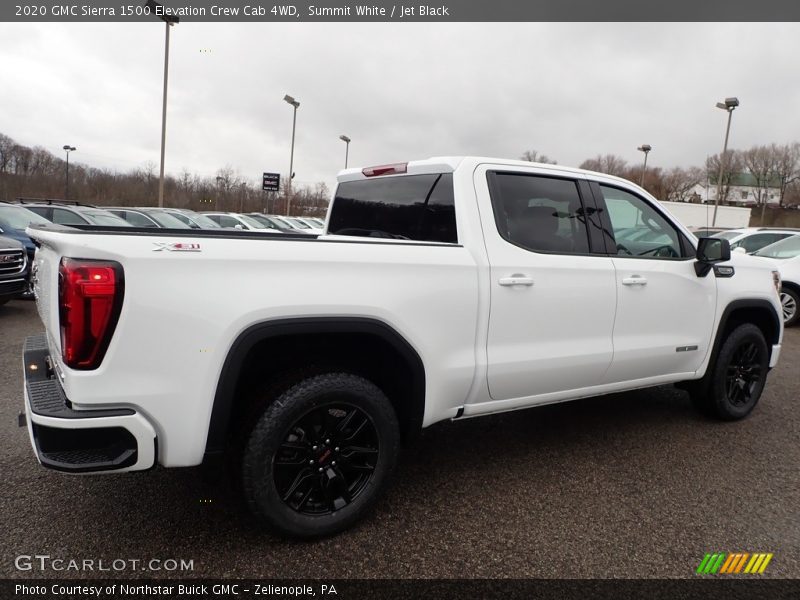 Summit White / Jet Black 2020 GMC Sierra 1500 Elevation Crew Cab 4WD