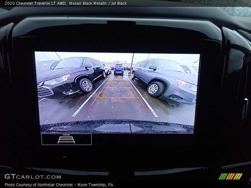 Mosaic Black Metallic / Jet Black 2020 Chevrolet Traverse LT AWD
