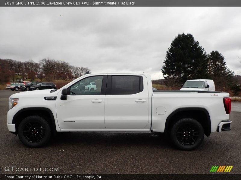 Summit White / Jet Black 2020 GMC Sierra 1500 Elevation Crew Cab 4WD