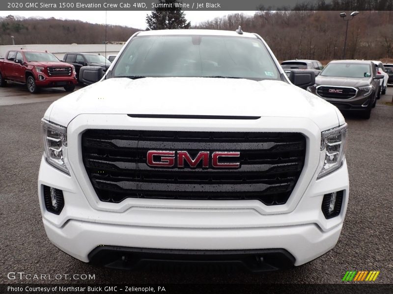 Summit White / Jet Black 2020 GMC Sierra 1500 Elevation Crew Cab 4WD