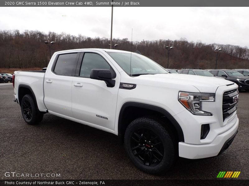 Front 3/4 View of 2020 Sierra 1500 Elevation Crew Cab 4WD