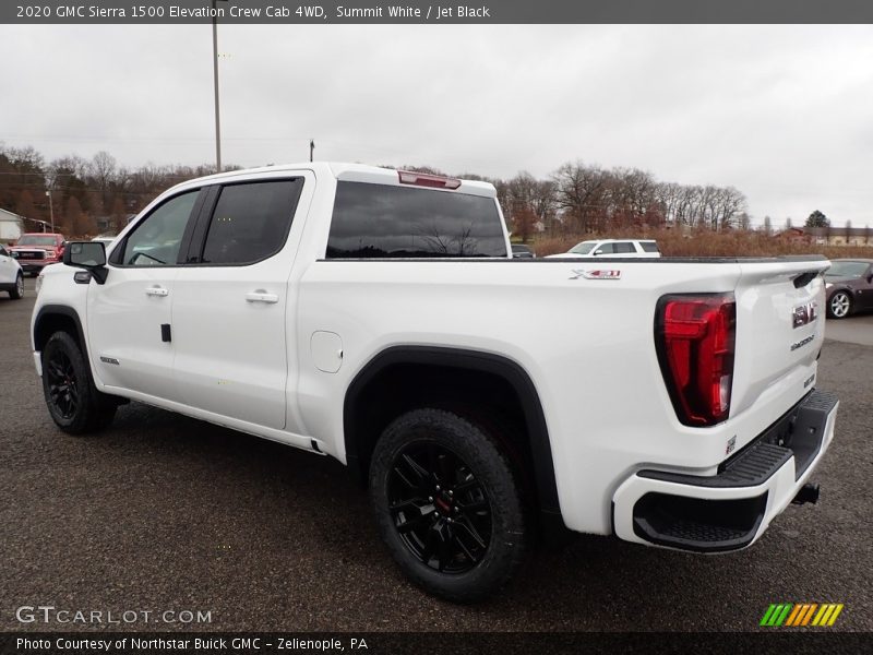 Summit White / Jet Black 2020 GMC Sierra 1500 Elevation Crew Cab 4WD