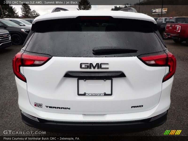Summit White / Jet Black 2020 GMC Terrain SLE AWD