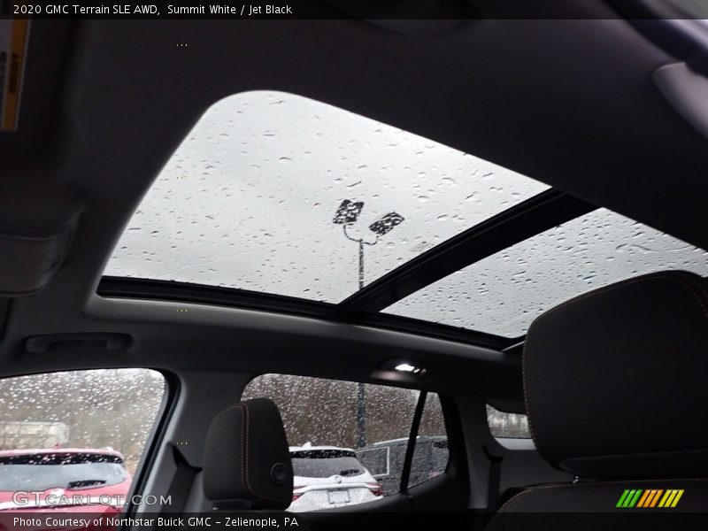 Summit White / Jet Black 2020 GMC Terrain SLE AWD