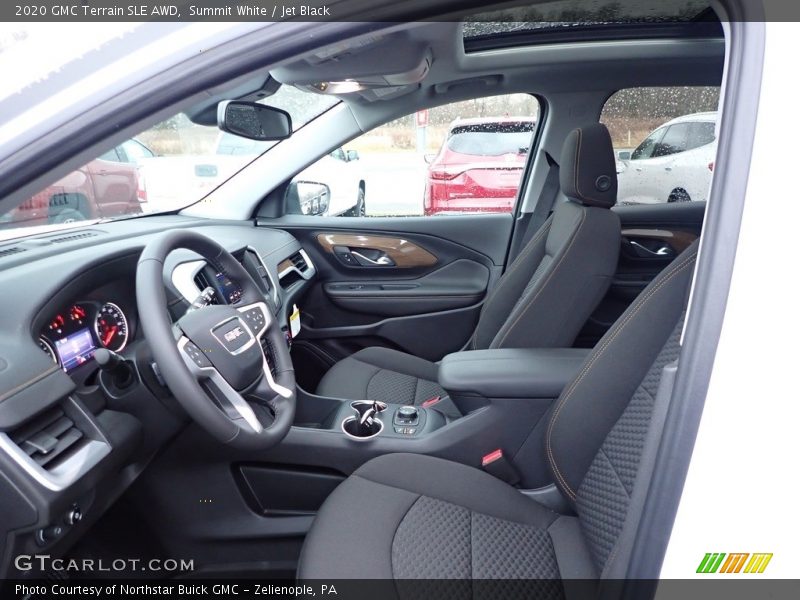 Summit White / Jet Black 2020 GMC Terrain SLE AWD