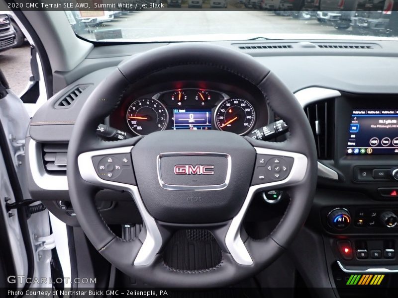 Summit White / Jet Black 2020 GMC Terrain SLE AWD