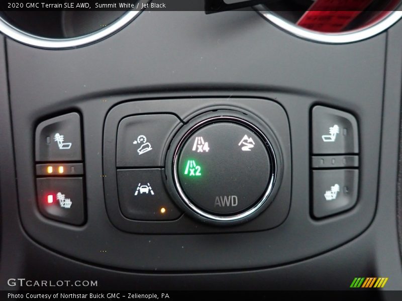 Summit White / Jet Black 2020 GMC Terrain SLE AWD