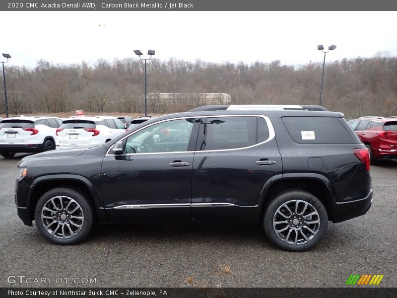 Carbon Black Metallic / Jet Black 2020 GMC Acadia Denali AWD