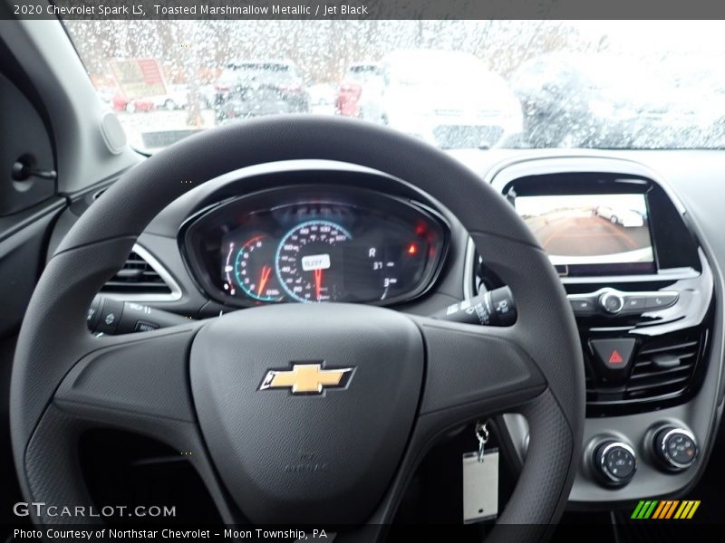 Toasted Marshmallow Metallic / Jet Black 2020 Chevrolet Spark LS