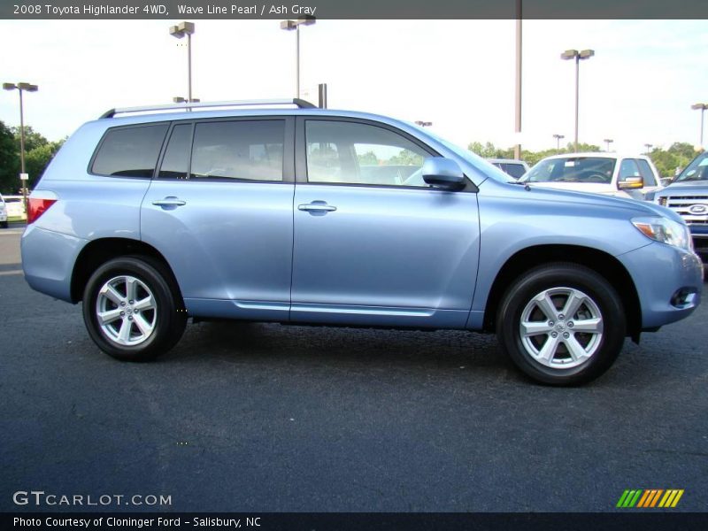 Wave Line Pearl / Ash Gray 2008 Toyota Highlander 4WD