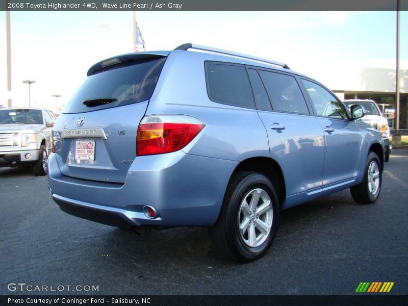 Wave Line Pearl / Ash Gray 2008 Toyota Highlander 4WD