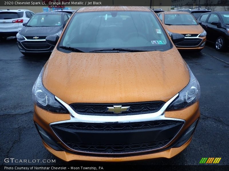 Orange Burst Metallic / Jet Black 2020 Chevrolet Spark LS