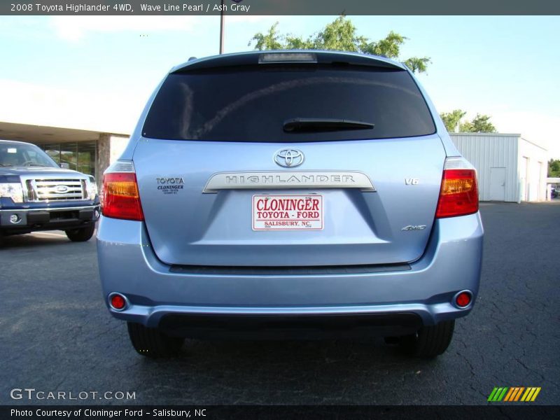 Wave Line Pearl / Ash Gray 2008 Toyota Highlander 4WD