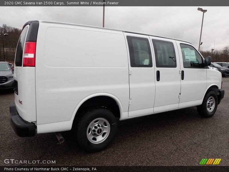 Summit White / Medium Pewter 2020 GMC Savana Van 2500 Cargo