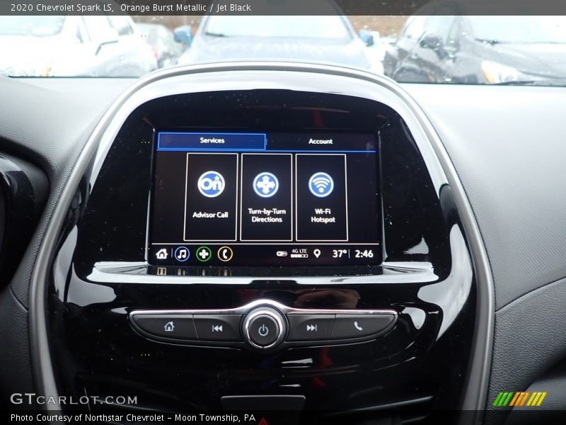 Orange Burst Metallic / Jet Black 2020 Chevrolet Spark LS