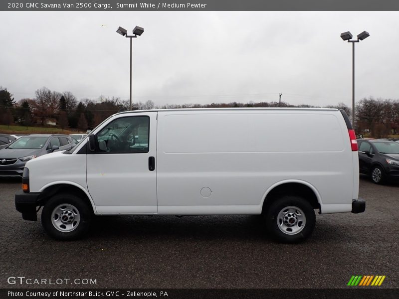 Summit White / Medium Pewter 2020 GMC Savana Van 2500 Cargo