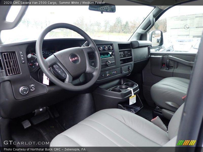 Summit White / Medium Pewter 2020 GMC Savana Van 2500 Cargo