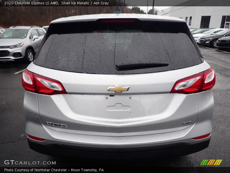 Silver Ice Metallic / Ash Gray 2020 Chevrolet Equinox LS AWD