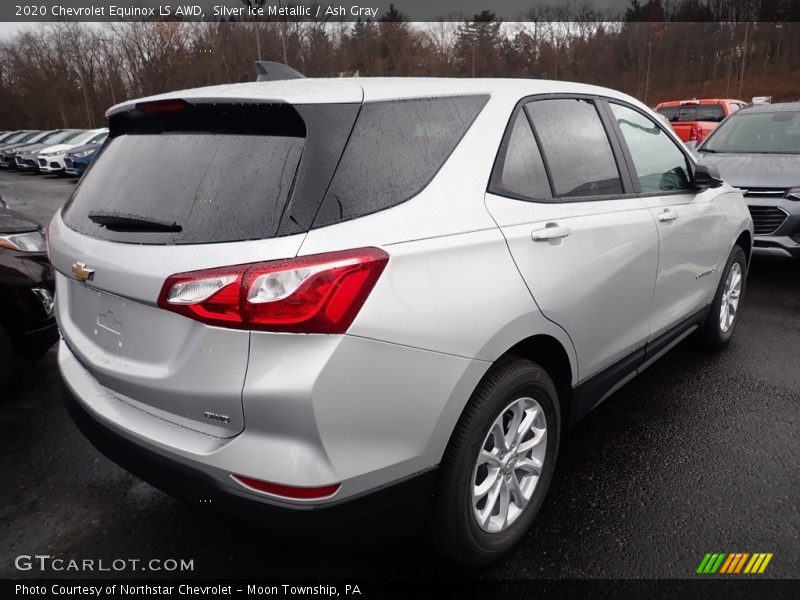 Silver Ice Metallic / Ash Gray 2020 Chevrolet Equinox LS AWD