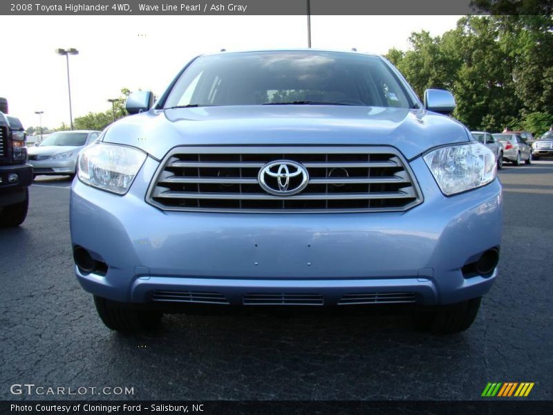 Wave Line Pearl / Ash Gray 2008 Toyota Highlander 4WD