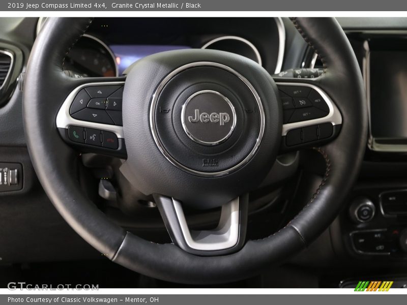 Granite Crystal Metallic / Black 2019 Jeep Compass Limited 4x4