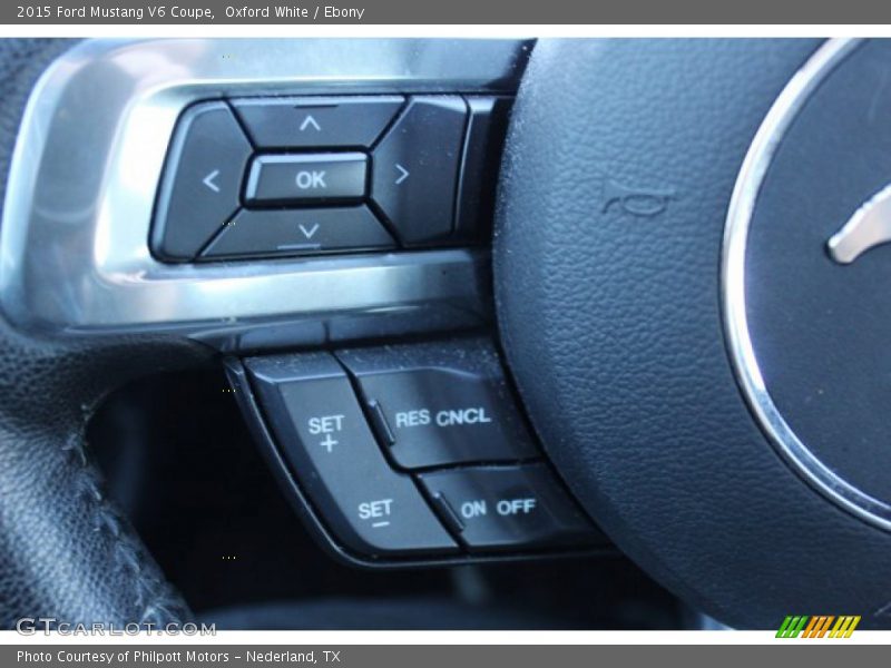 Oxford White / Ebony 2015 Ford Mustang V6 Coupe