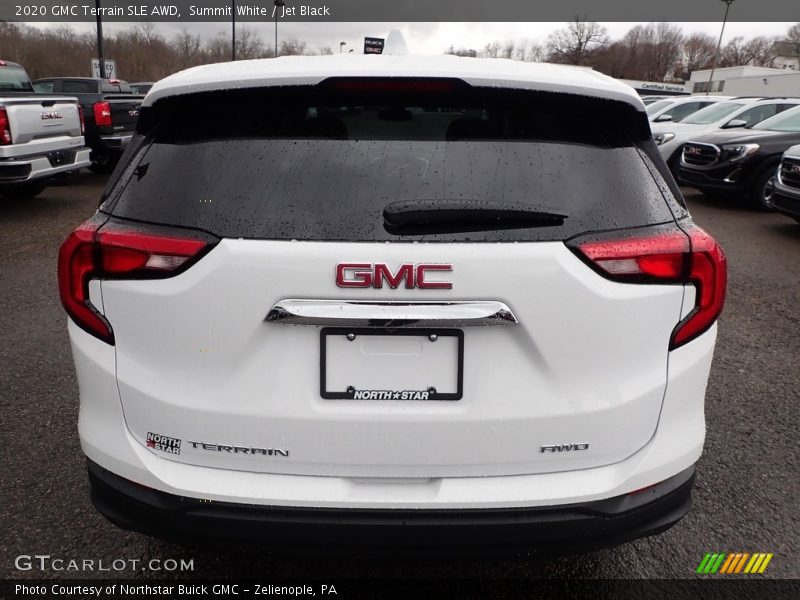 Summit White / Jet Black 2020 GMC Terrain SLE AWD