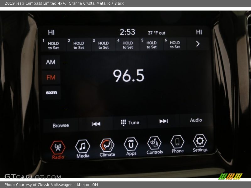 Granite Crystal Metallic / Black 2019 Jeep Compass Limited 4x4