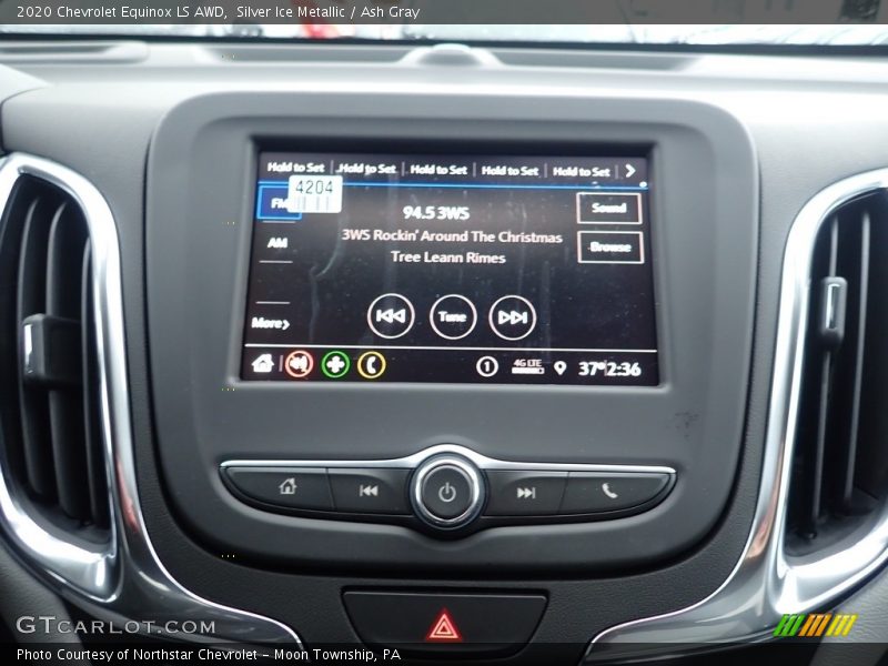 Silver Ice Metallic / Ash Gray 2020 Chevrolet Equinox LS AWD