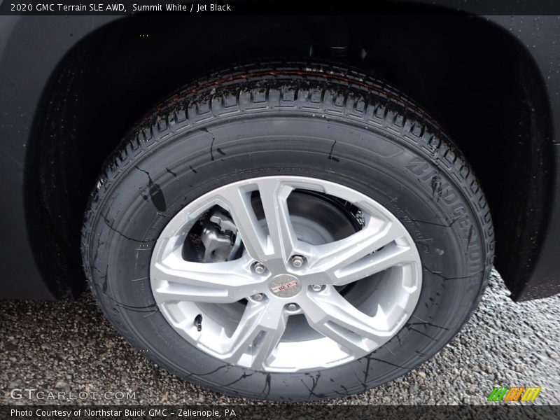 Summit White / Jet Black 2020 GMC Terrain SLE AWD