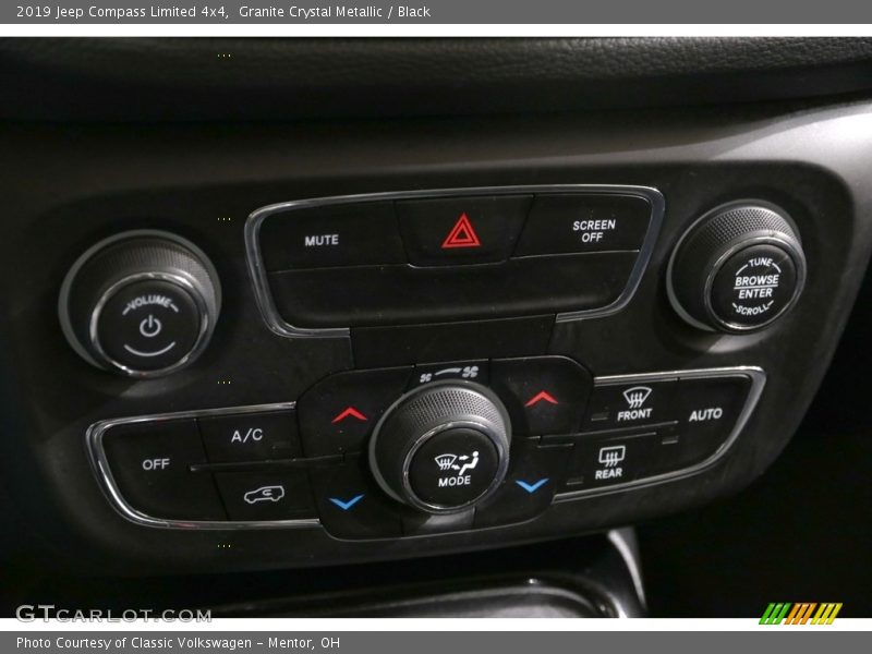 Granite Crystal Metallic / Black 2019 Jeep Compass Limited 4x4