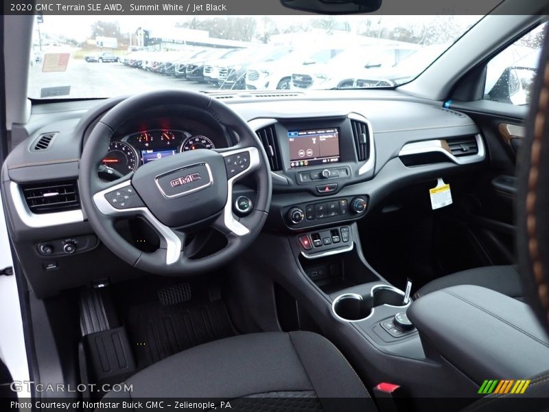 Summit White / Jet Black 2020 GMC Terrain SLE AWD