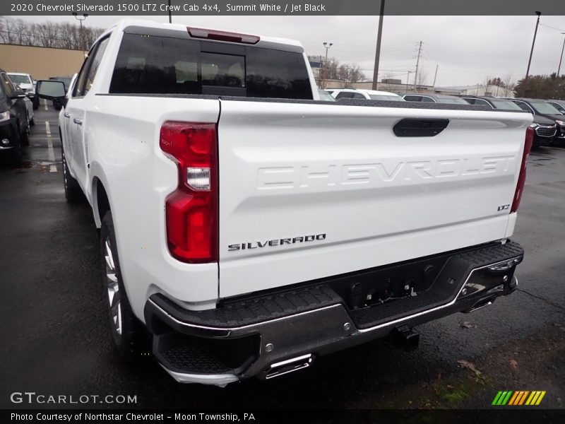 Summit White / Jet Black 2020 Chevrolet Silverado 1500 LTZ Crew Cab 4x4