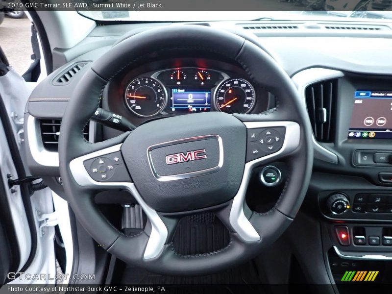 Summit White / Jet Black 2020 GMC Terrain SLE AWD