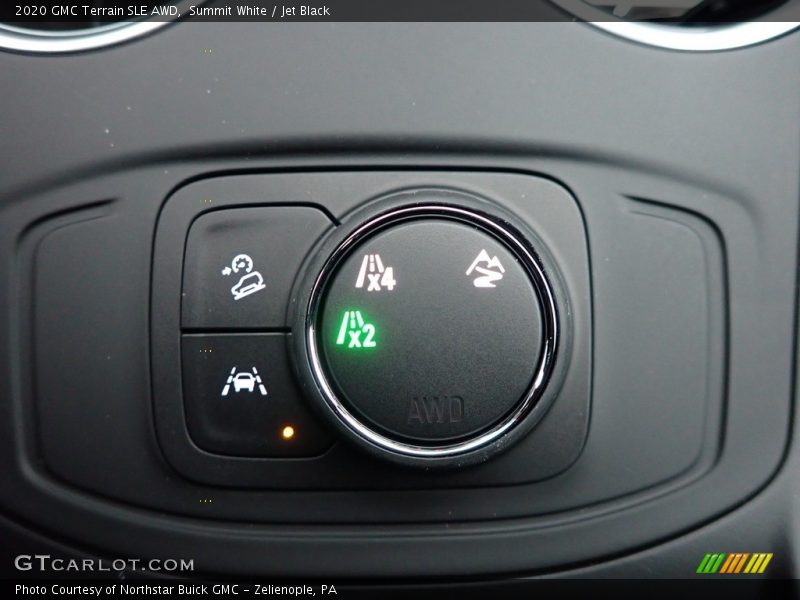 Summit White / Jet Black 2020 GMC Terrain SLE AWD