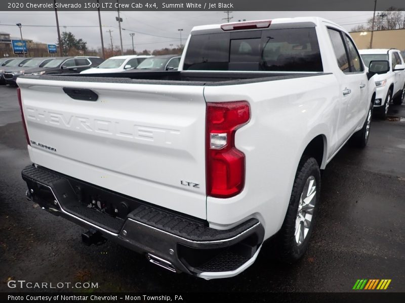 Summit White / Jet Black 2020 Chevrolet Silverado 1500 LTZ Crew Cab 4x4