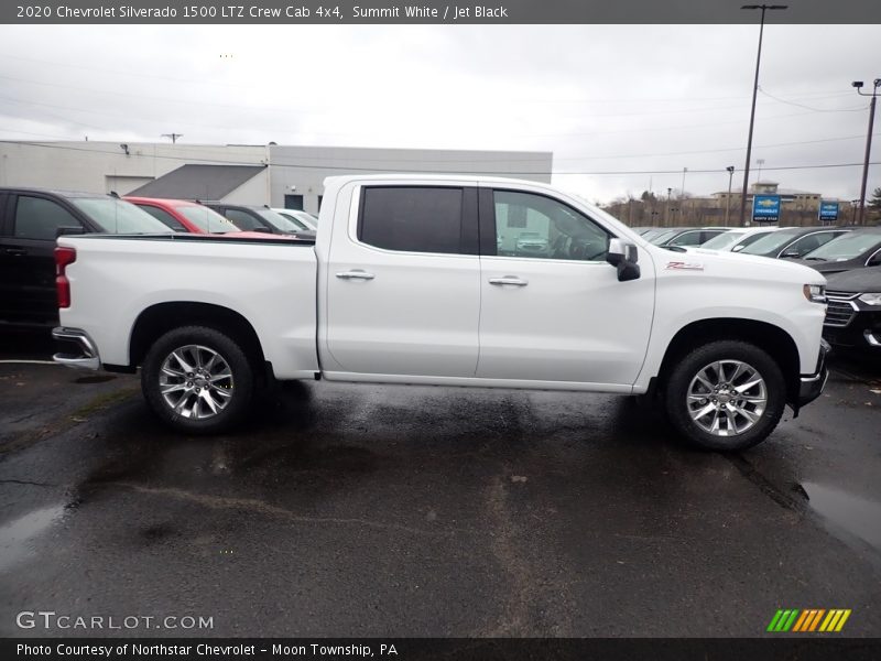 Summit White / Jet Black 2020 Chevrolet Silverado 1500 LTZ Crew Cab 4x4