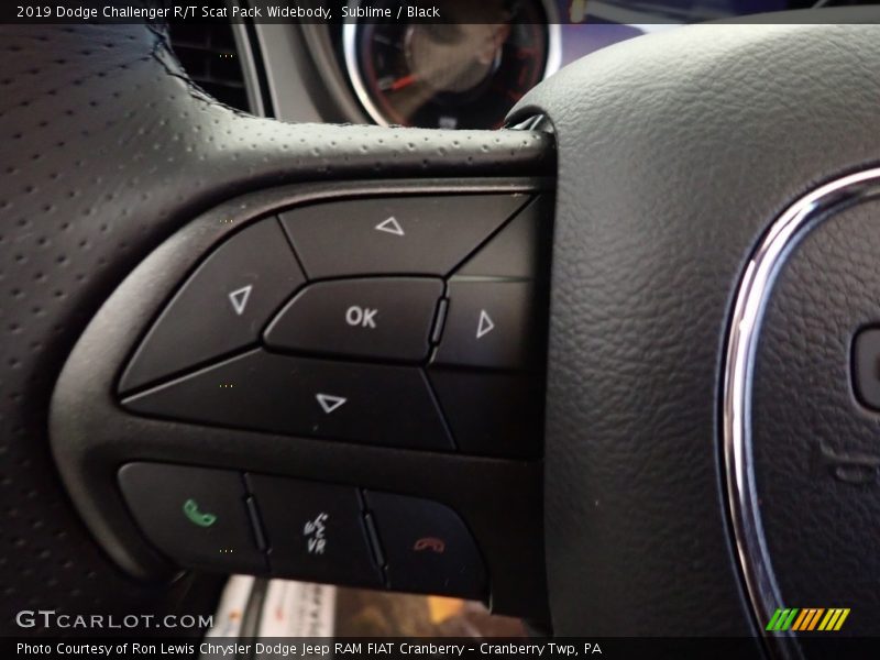  2019 Challenger R/T Scat Pack Widebody Steering Wheel