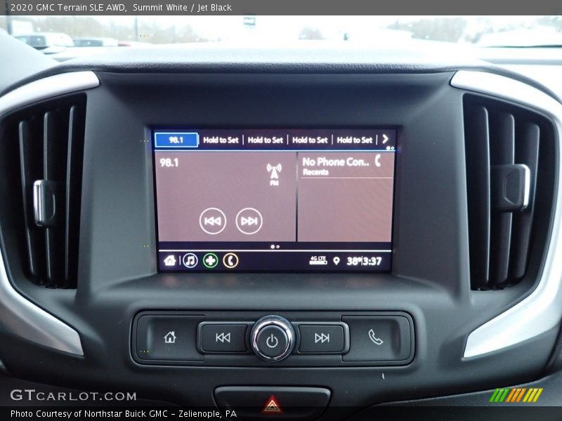 Summit White / Jet Black 2020 GMC Terrain SLE AWD