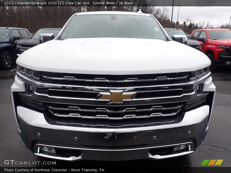 Summit White / Jet Black 2020 Chevrolet Silverado 1500 LTZ Crew Cab 4x4