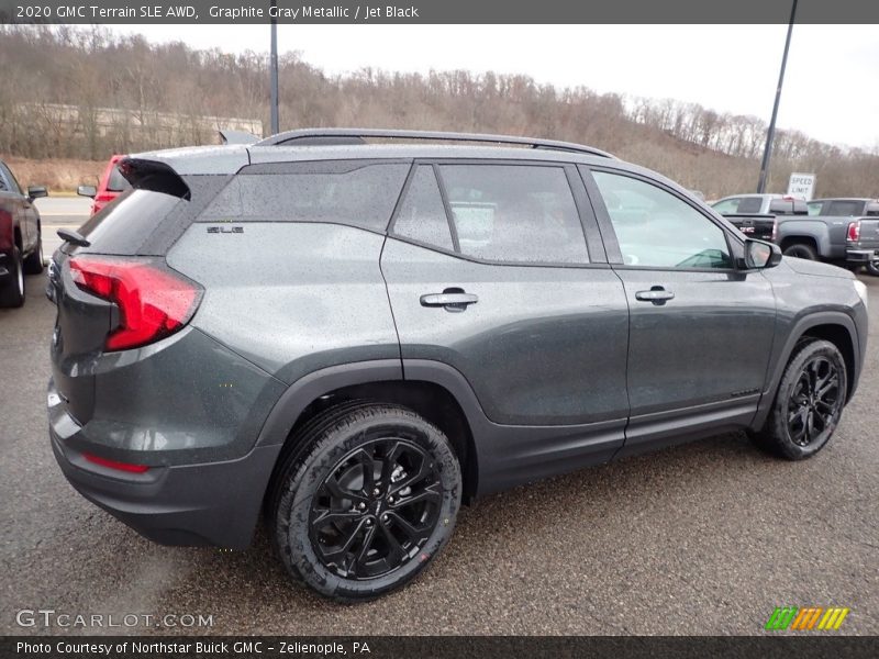 Graphite Gray Metallic / Jet Black 2020 GMC Terrain SLE AWD