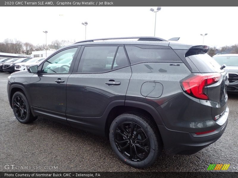 Graphite Gray Metallic / Jet Black 2020 GMC Terrain SLE AWD