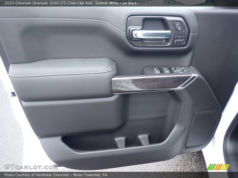 Summit White / Jet Black 2020 Chevrolet Silverado 1500 LTZ Crew Cab 4x4