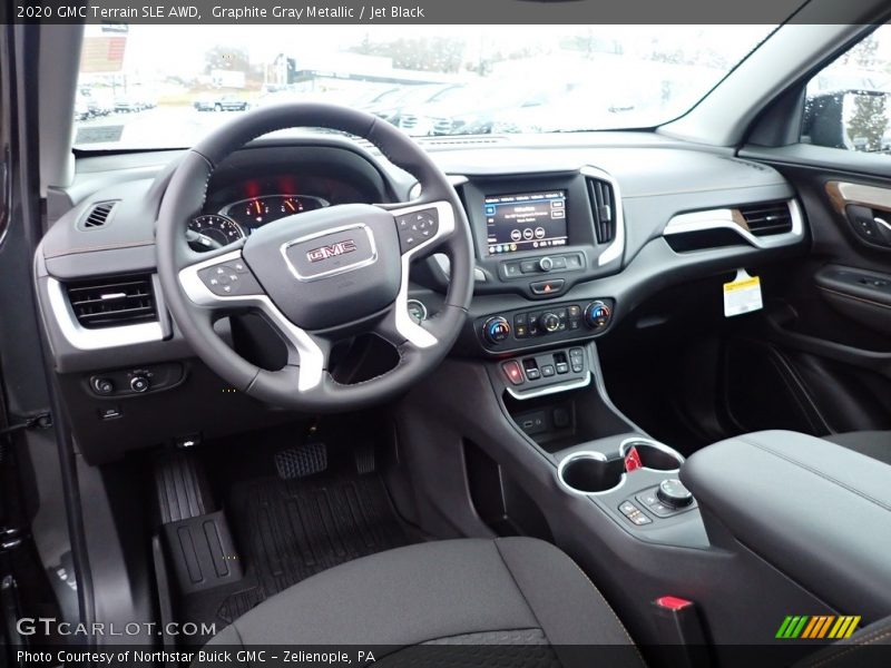 Graphite Gray Metallic / Jet Black 2020 GMC Terrain SLE AWD