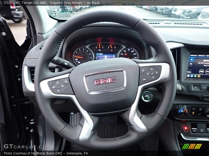 Graphite Gray Metallic / Jet Black 2020 GMC Terrain SLE AWD