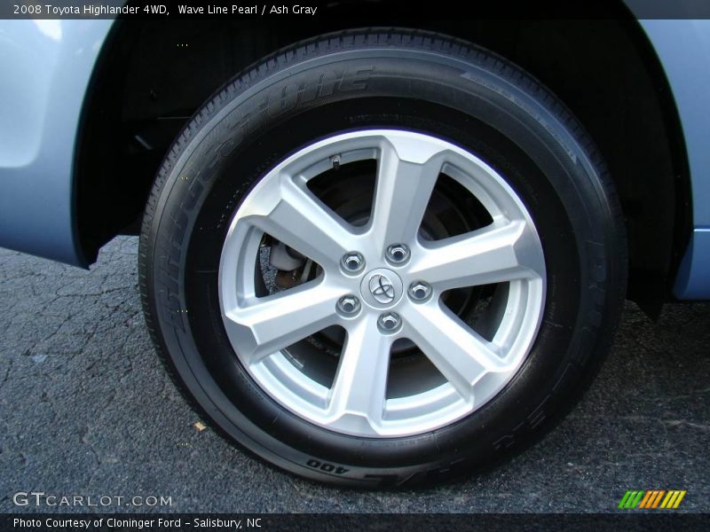Wave Line Pearl / Ash Gray 2008 Toyota Highlander 4WD