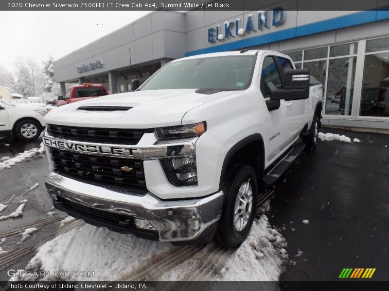 Summit White / Jet Black 2020 Chevrolet Silverado 2500HD LT Crew Cab 4x4