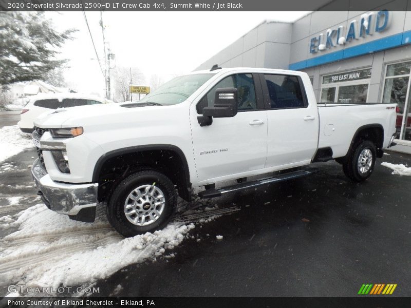 Summit White / Jet Black 2020 Chevrolet Silverado 2500HD LT Crew Cab 4x4